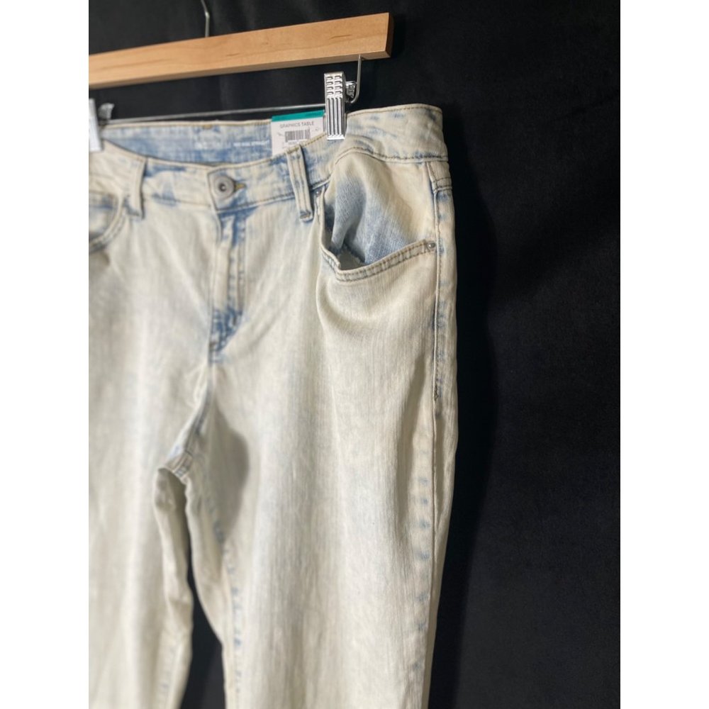 INC Denim Mid Rise Straight - Picture 4 of 12